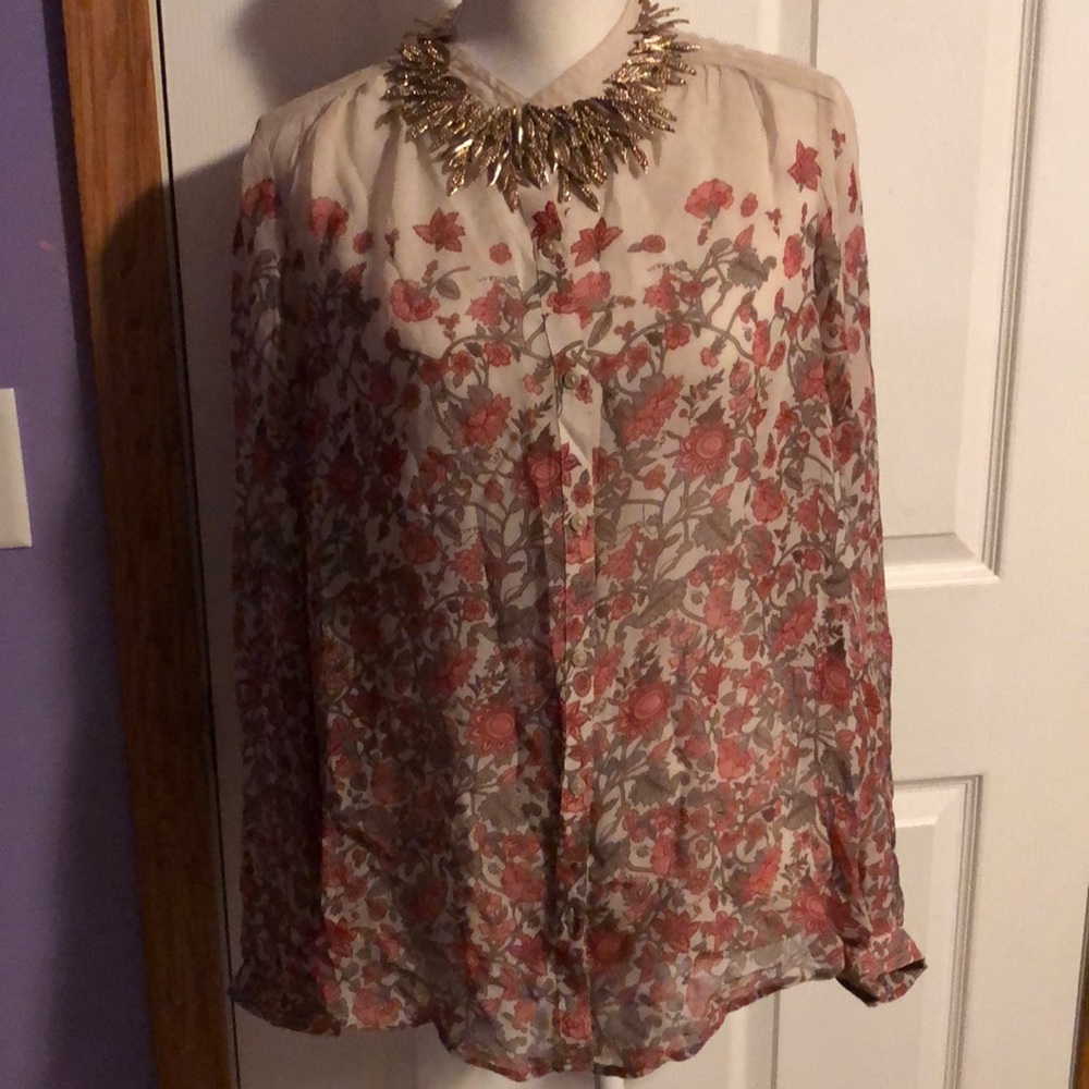 HUGE SALE🎉🎉Lucky brand floral blouse